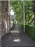 SE2028 : Footpath alongside Birkenshaw Park - Bradford Road by Betty Longbottom