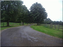 TL0836 : Entrance to Home Farm, Clophill by David Howard