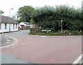 Bricked fork in the road, Old Bedwas Road, Caerphilly