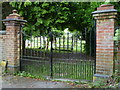 Cemetery gates at Poynings