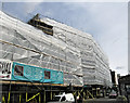 The Market Hall under wraps