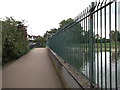 Path beside Danson Park lake