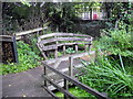 Bench in Vauxhall Community Gardens