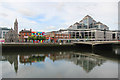 O1634 : River Liffey, City Quay, Dublin, Ireland by Christine Matthews