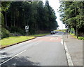 End of the 30mph speed limit, Mountain Road, Caerphilly