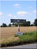 TM2250 : Roadsign on Ipswich Road by Geographer