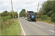 SO7704 : Tractor nr Eastington village by roger geach