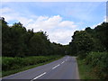 TM3856 : B1069 Snape Road, Blaxhall by Geographer