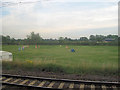 Horse exercise area at Moss Bridge farm