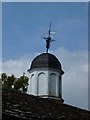 Weathervane on clocktower at Poynings