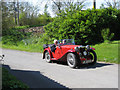 MG rally passing through Horndean village