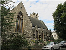 TQ2684 : St. Peter's Church, Belsize Park / Belsize Square, NW3 by Mike Quinn