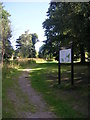 Footpath across Hunger Hills Nature Area - Hall Lane