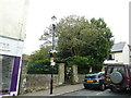 Lamppost outside The Old House