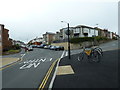 Battersbys Cycle advertisement at the top of High Street