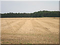 TQ9358 : Harvested field off Chequers Hill Road by Oast House Archive