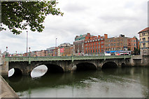 O1534 : Grattan or Cable Street Bridge, Dublin, Ireland by Christine Matthews