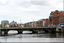 O1534 : Grattan or Capel Street Bridge, Dublin, Ireland by Christine Matthews