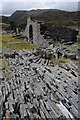 SH6646 : Ruins of Rhosydd Quarry by Philip Halling