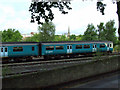 Train near Bedminster station