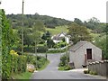 The junction of Backaderry Road and Herrons Road east of the village of Leitrim