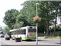 Countryliner bus waits in Keymer Road, Hassocks