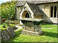 South porch and tomb, Church of St James, Cherhill