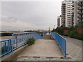 TQ4479 : Steps on esplanade beside Iron Pier by David Anstiss