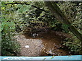 Nant-yr-aber flows away from Hendredenny Drive, Caerphilly