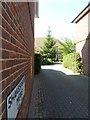 Looking from East Street into Shakespeare Mews