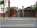 Gated alley off Noel Road, North Acton