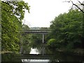 Railway Bridge TJC3/55 over the River Aire at Hirst Wood