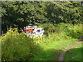 Boat on the River Wey Navigation