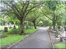 SE1538 : Charlestown Cemetery - Otley Road by Betty Longbottom