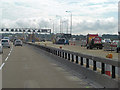 M25 construction site of new MSA