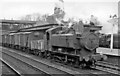 Up goods train passing through Wellington (Salop) station