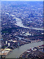 TQ3679 : Greenland Dock from the air by Thomas Nugent