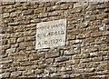 Date stone on Carey Baptist Chapel