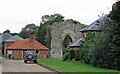 Remains of Butley Priory near Abbey Farm