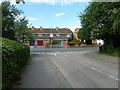 Looking from Lawford Way  into Water Lane