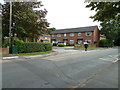 Looking from Water Lane into Boniface Close