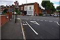 SP0583 : Cycle lane on Oakfield Road, Selly Park by Phil Champion
