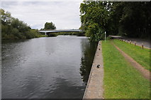 TQ0567 : River Thames near Chertsey by Philip Halling