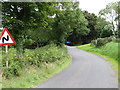 Double-bend on Clanmaghery Road, Gargarry