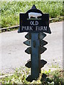 Old Park Farm sign