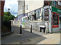 Looking from St Mary Street towards Harrison