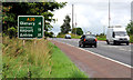 Route confirmatory sign, Ballinderry