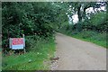 Private Road to Potgate Farm