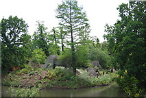 TQ3470 : Dinosaurs! Crystal Palace Park by N Chadwick