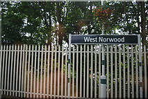 TQ3171 : West Norwood Station by N Chadwick